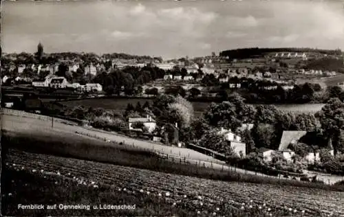 Ak Oeneking Lüdenscheid im Märkischen Kreis, Panoramablick