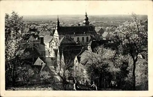 Ak Hemsbach an der Bergstraße, Gesamtansicht