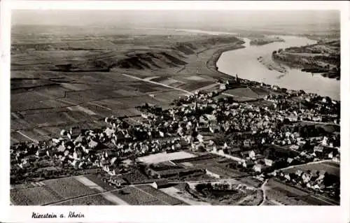 Ak Nierstein am Rhein, Panorama