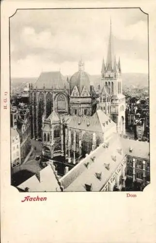 Ak Aachen, der Dom