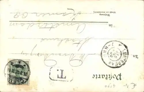 Ak Bad Cleve Kleve am Niederrhein, Amphitheater, Statue