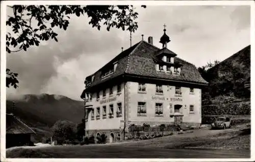 Ak Obersimonswald Simonswald im Schwarzwald, GAsthaus und Pension Sternen