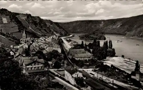 Ak Bacharach am Rhein, Gesamtansicht