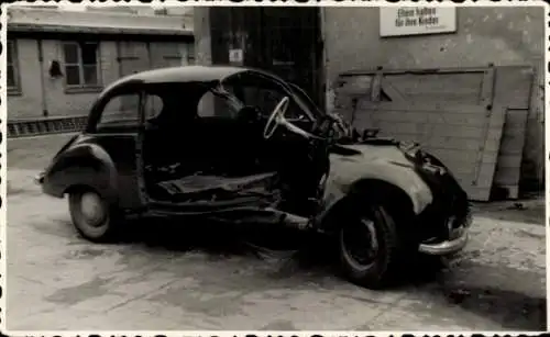 Foto Automobil von Horst Bethge nach einem Unfall