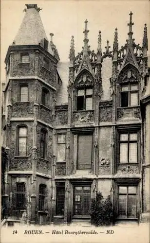 Ak Rouen Seine Maritime, Hotel Bourgtheroulde