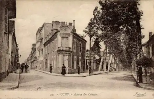 Ak Vichy Allier, Avenue des Celestins