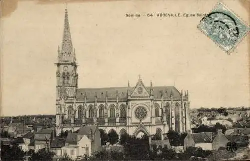 Ak Abbeville Somme, Kirche