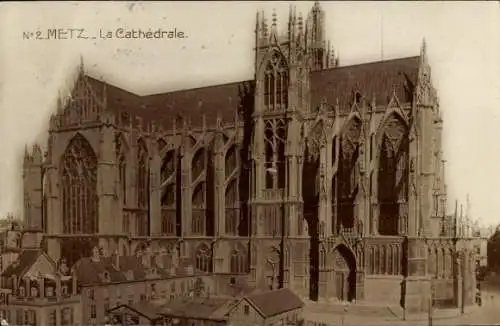 Ak Metz Moselle, Kathedrale