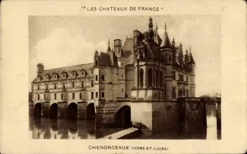 Ak Chenonceaux Indre et Loire, Schloss