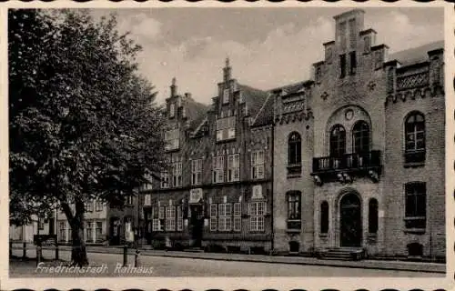 Ak Friedrichstadt an der Eider Nordfriesland, Rathaus