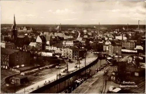 Ak Elmshorn in Holstein, Gesamtansicht