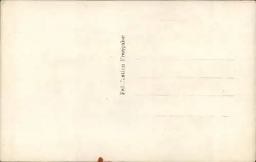 Ak Portrait einer Frau mit Blumen