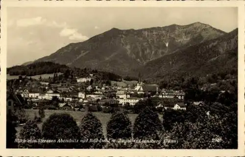 Ak Bad Ischl in Oberösterreich, Blick vom Sterzens Abendsitz, Leonsberg