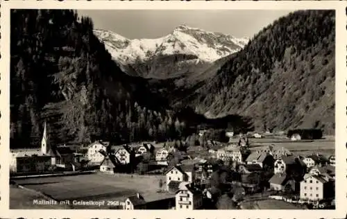 Ak Mallnitz in Kärnten, Gesamtansicht mit Geiselkopf