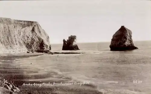 Ak Freshwater Isle of Wight England, Bay, Arch und Stag Rocks