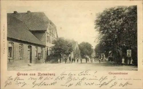 Ak Rotenburg an der Wümme, Großestraße