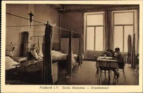 Ak Feldkirch Vorarlberg, Stella Matutina, Krankensaal