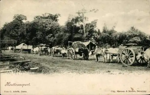 Ak Semarang Java Indonesien, Houttransport