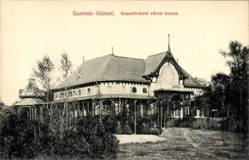 Ak Szatmar Nemeti Rumänien, Kossuth kerti varosi kioszk