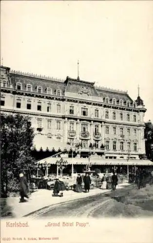 Ak Karlovy Vary Karlsbad Stadt, Grand Hotel Pupp