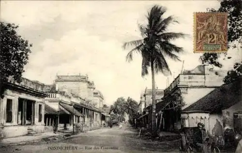 Ak Pondicherry Indian, Rue des Comontis