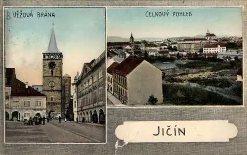 Ak Jičín Jitschin Region Königgrätz, Vezova Brana, Celkovy pohled