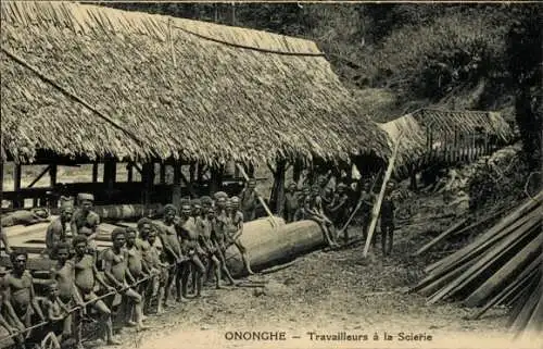 Ak Ononghe Papua-Neuguinea, Arbeiten in der Wissenschaft