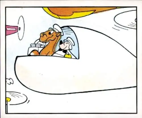 Sammelbild Mickey Nr. 111, Walt Disney, Flugzeuge, Panini