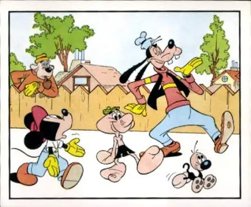Sammelbild Mickey Nr. 134, Walt Disney, Goofy, Gamma, Panini