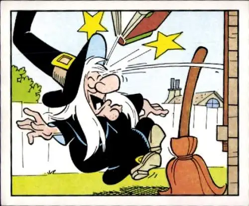 Sammelbild Mickey Nr. 137, Walt Disney, Hexe, Panini