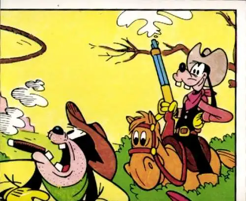 Sammelbild Mickey Nr. 161, Walt Disney, Kater Karlo, Goofy, Panini