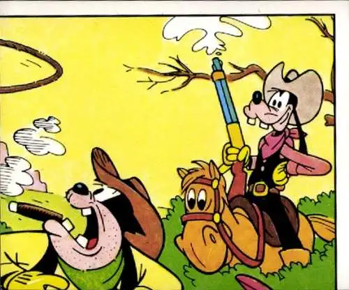 Sammelbild Mickey Nr. 161, Walt Disney, Kater Karlo, Goofy, Panini