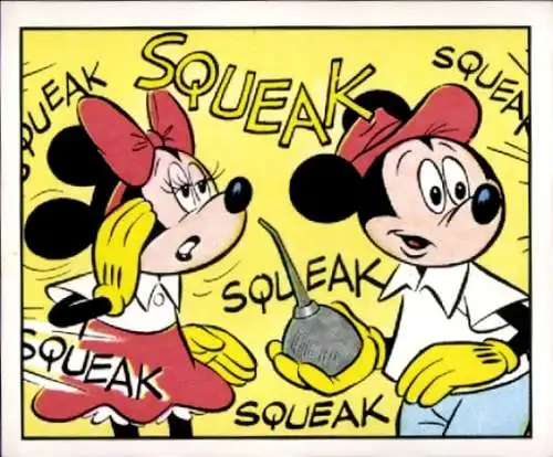 Sammelbild Mickey Nr. 187, Walt Disney, Minnie, Panini