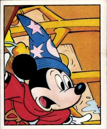 Sammelbild Mickey Nr. 100, Walt Disney, Zauberlehrling, Panini