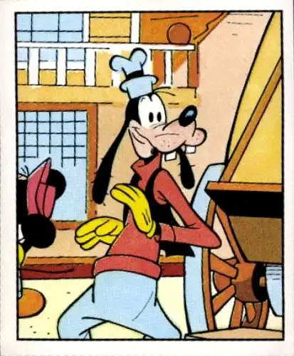 Sammelbild Mickey Nr. 155, Walt Disney, Goofy, Panini