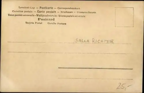 Ak Schauspielerin Salla Richter, Portrait, Autogramm