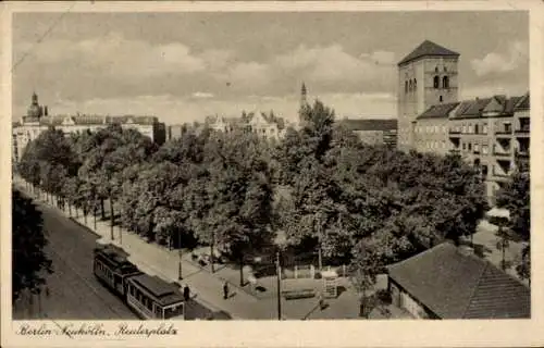 Ak Berlin Neukölln, Reuterplatz