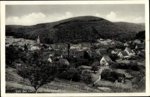 Ak Sulz am Neckar in Baden Württemberg, Gesamtansicht der Ortschaft und Umgebung