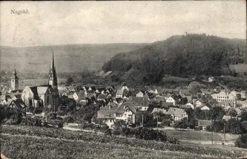 Ak Nagold im Schwarzwald, Gesamtansicht