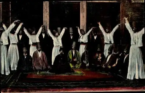 Ak Konstantinopel Istanbul Türkei, Tanzende Derwische