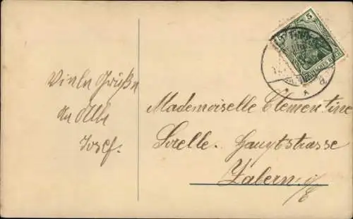 Ak Portrait von einem Kind mit Locken