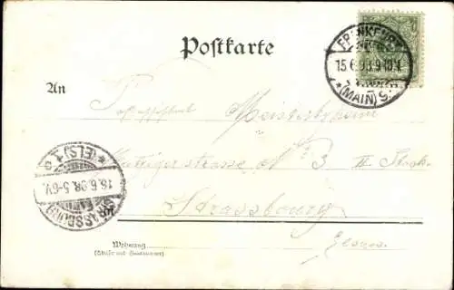 Litho Üb Aug und Hand für's Vaterland, Schütze