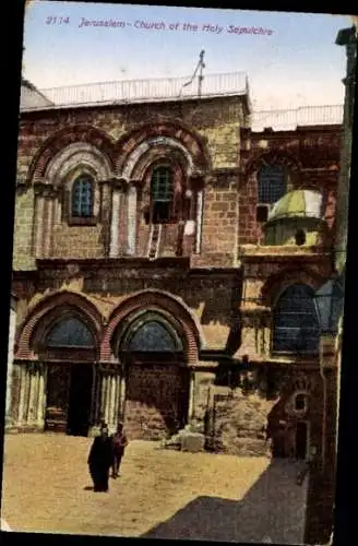 Ak Jerusalem Israel, Grabeskirche