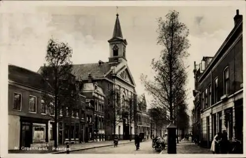 Ak Haarlem Nordholland Niederlande, N. Groenmarkt