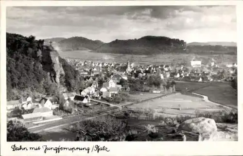 Ak Dahn in der Pfalz, Jungfernsprung, Panorama