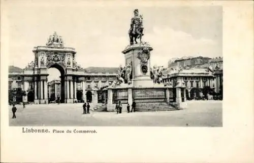 Ak Lisboa Lissabon Portugal, Praca do Comercio