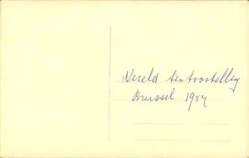 Ak Bruxelles Brüssel, Exposition 1957, Tentoonstelling