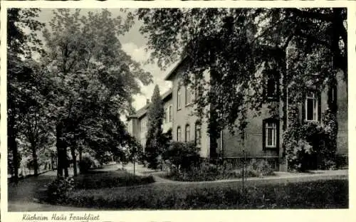 Ak Weilmünster im Taunus, Kindersanatorium, Kurheim Haus Frankfurt