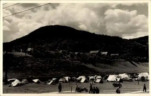 Foto Ak Odersbach Weilburg an der Lahn Hessen, Zeltplatz