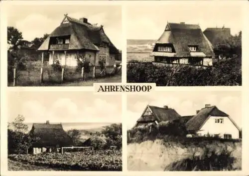 Ak Ostseebad Ahrenshoop Fischland, Rohrdach-Katen